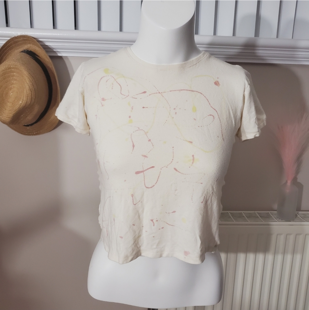 FREE With Purchase- Vintage 90s Splash Tee Super Extra Soft And Thick